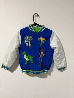 Disney Toy Story zip up Varsity bomber jacket - Kids size 7 / 8